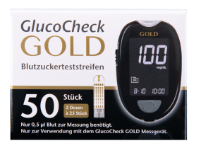 Blutzucker-Teststreifen GlucoCheck GOLD